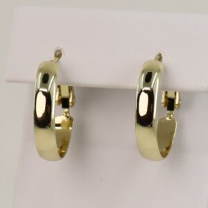 Cercei placati cu aur 14K model CJ466  - 1,6 cm