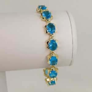 Bratara placata cu aur 14K model BB506 - 19 cm