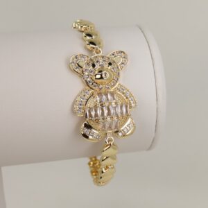 Bratara placata cu aur 14K model BB505 - 19 cm