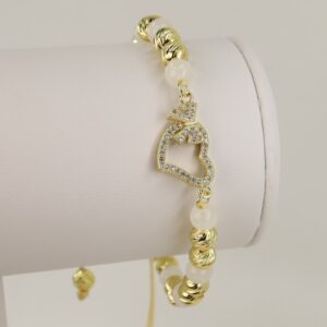 Bratara placata cu aur 14K model BB512 - reglabila