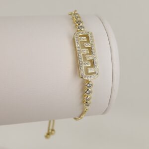 Bratara placata cu aur 14K model BB509 - reglabila