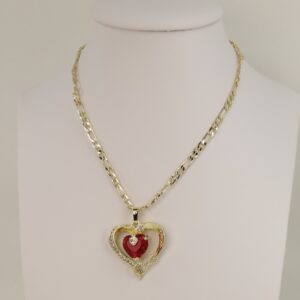 Lant cu pandativ placat cu aur 14K Model LL381 – 50 cm