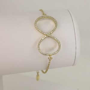 Bratara placata cu aur 14K model BB468 - 21 cm