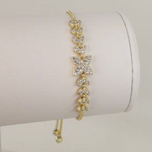 Bratara placata cu aur 14K model BB467 - 19 cm