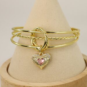 Bratara placata cu aur 14K model BB454 - reglabila