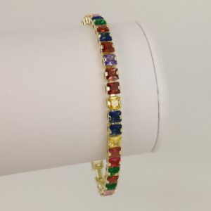 Bratara placata cu aur 14K model BB459 - 19 cm