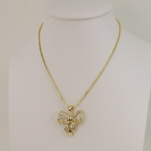 Lant cu pandativ placat cu aur 14K Model LL430 – 50 cm