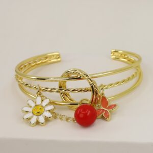 Bratara placata cu aur 14K model BB487 - reglabila