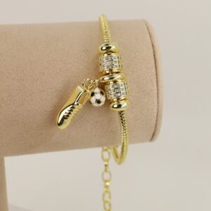 Bratara placata cu aur 14K model BB632 - 25 cm