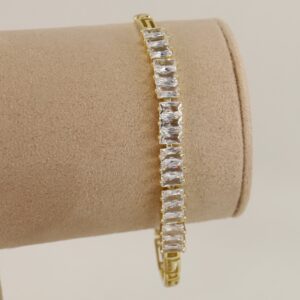 Bratara placata cu aur 14K model BB633 - 19 cm