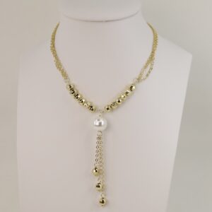 Lant colier placat cu aur 14K Model LL445 – 45 cm