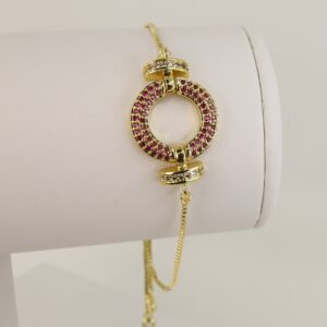 Bratara placata cu aur 14K model BB590 - reglabila