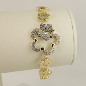 Bratara placata cu aur 14K model BB538 - 19 cm