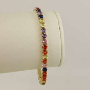 Bratara placata cu aur 14K model BB526  - 19 cm