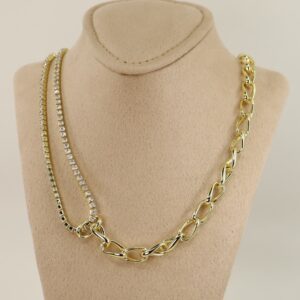 Lant placat cu aur 14K Model LL504 – 45 cm