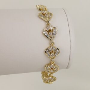 Bratara placata cu aur 14K model BB643 - 19 cm