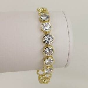 Bratara placata cu aur 14K model BB654 - 19 cm