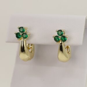 Cercei placati cu aur model CC035 - dimensiune 1,5 cm