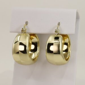 Cercei placati cu aur model CC048 - dimensiune 1,5 cm