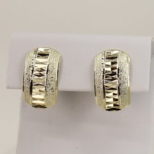 Cercei placati cu aur model CC002 - dimensiune 1,5 cm