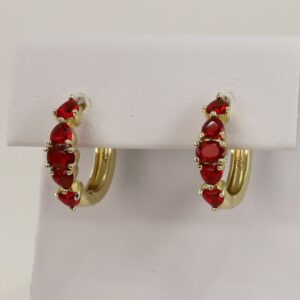 Cercei placati cu aur model CC001 - dimensiune 1,3 cm