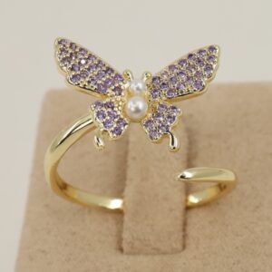 Inel placat cu aur 14K Model NX294