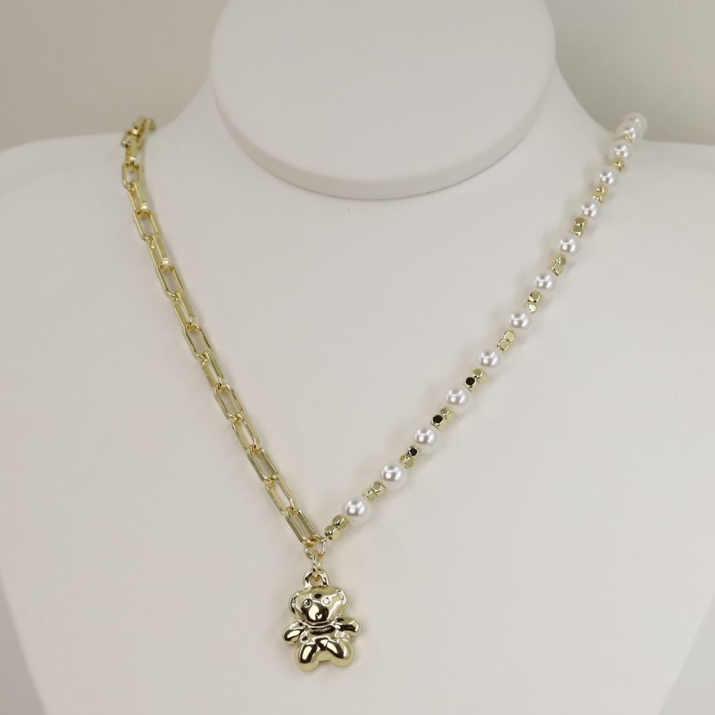 Lant colier placat cu aur 14K Model LL529 – 45 cm