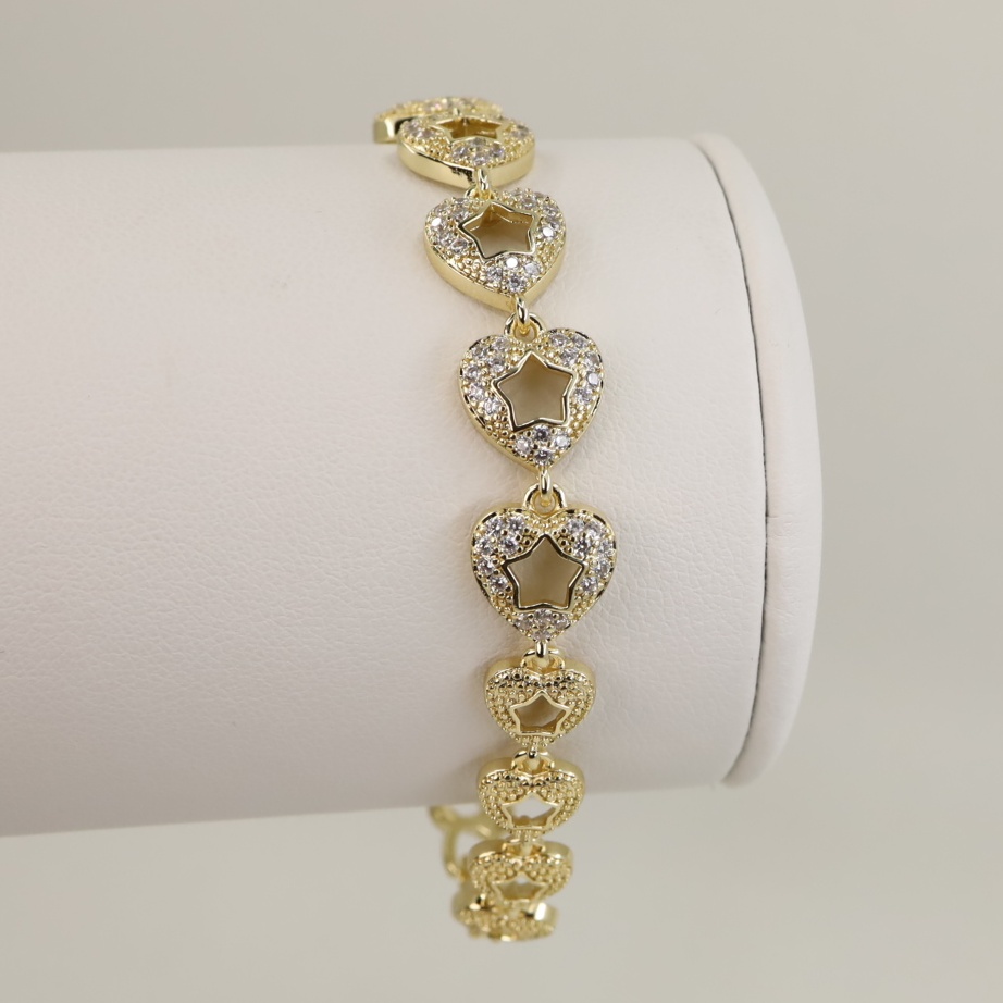 Bratara placata cu aur 14K BB708 - dimensiune 19 cm