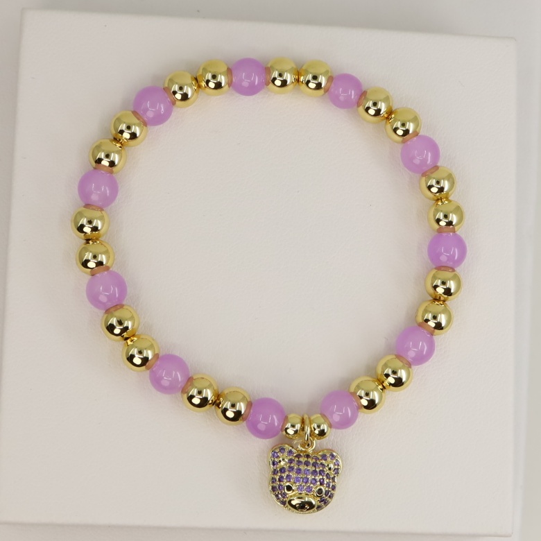 Bratara placata cu aur 14K model BB677 - reglabila