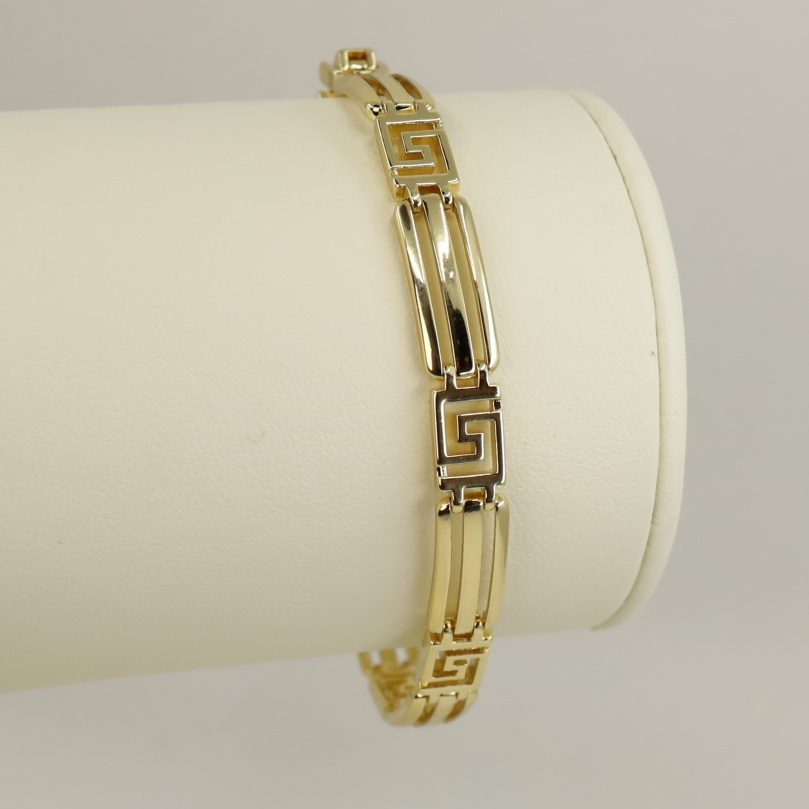 Bratara placata cu aur 14K model BB663 - 19 cm