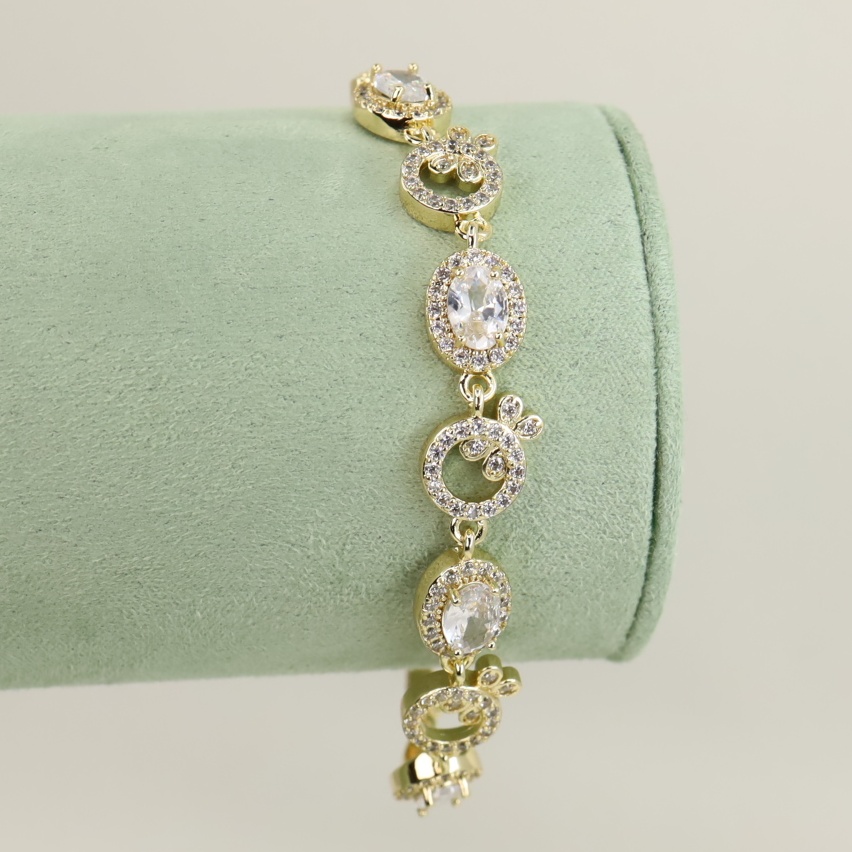 Bratara placata cu aur 14K BB731 - dimensiune 19 cm