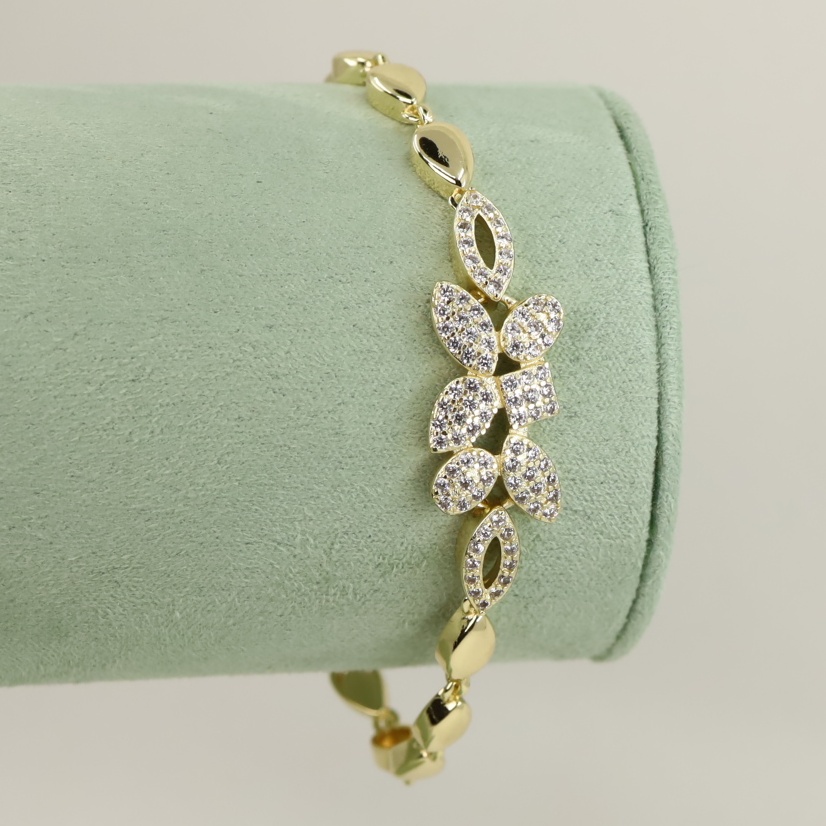 Bratara placata cu aur 14K BB729 - dimensiune 19 cm