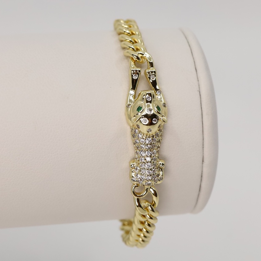 Bratara placata cu aur 14K BB765 - dimensiune 19 cm