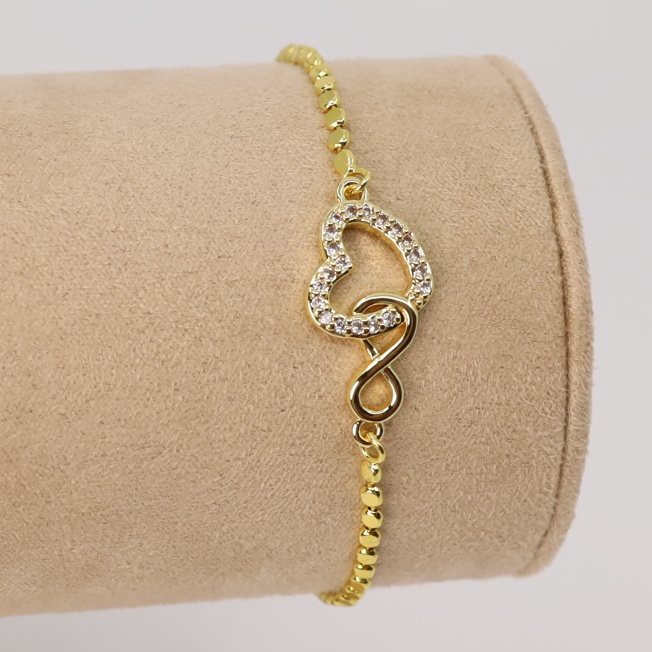 Bratara placata cu aur 14K BB756 - reglabila