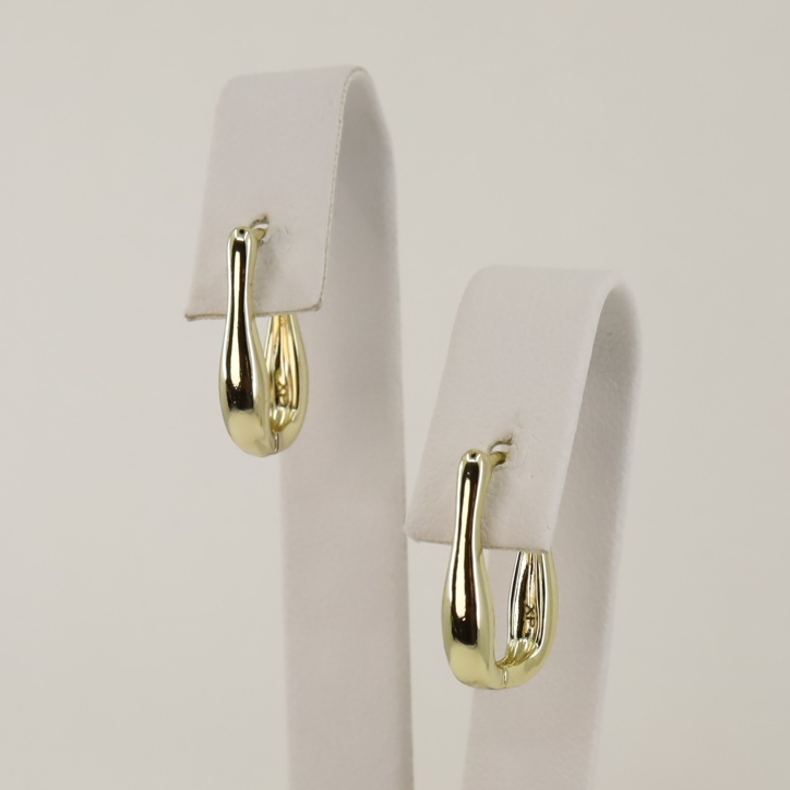 Cercei placati cu aur model CC213 - dimensiune 1,5 cm