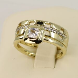 Inel placat cu aur 14K Model NX075 - Xuping