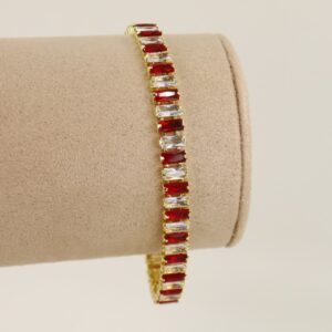 Bratara placata cu aur 14K model BB381 - 19 cm