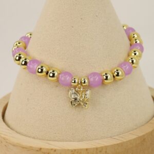 Bratara placata cu aur 14K model BB384 - reglabila