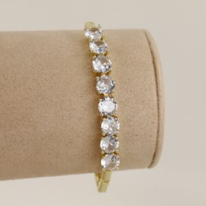 Bratara placata cu aur 14K model BB393 - 19 cm