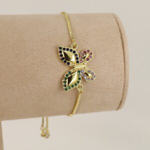 Bratara placata cu aur 14K model BB383 - reglabila