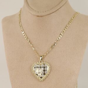 Lant cu pandativ placat cu aur 14K Model LL367 – 55 cm