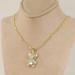 Lant cu pandativ placat cu aur 14K Model LL373 – 55 cm