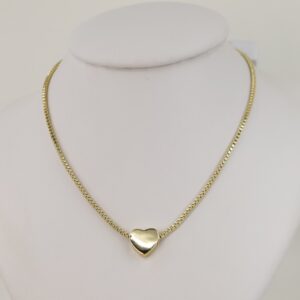 Lant cu pandativ placat cu aur 14K Model EEL055 – 50 cm