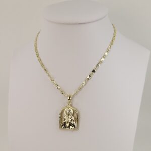 Lant cu pandativ placat cu aur 14K Model LL358 – 50 cm