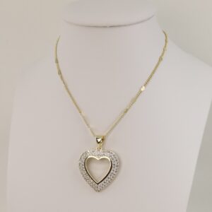 Lant cu pandativ placat cu aur 14K Model LL349 – 60 cm