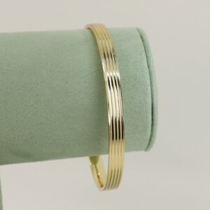 Bratara placata cu aur 14K model BB380 - diametru 7 cm