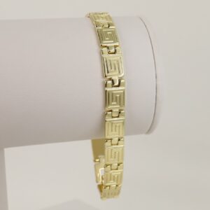 Bratara placata cu aur 14K model BB314 - 21 cm