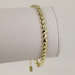 Bratara placata cu aur 14K model BB319 - 21 cm