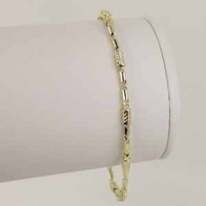 Bratara placata cu aur 14K model BB308 - 19 cm