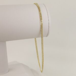 Bratara placata cu aur 14K model BB303 - 27 cm - glezna